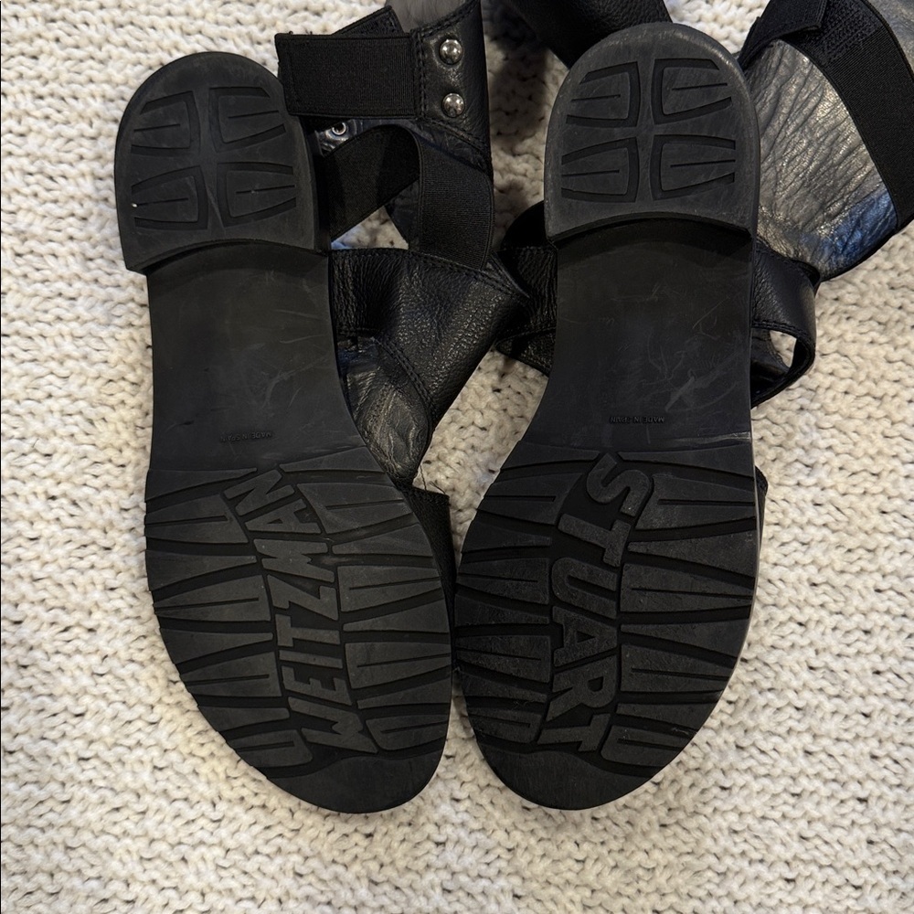 STUART WEITZMAN Tall Cut Out Gladiator Sandals Flats Boot Shoe
6/5 M - Picture 9 of 12